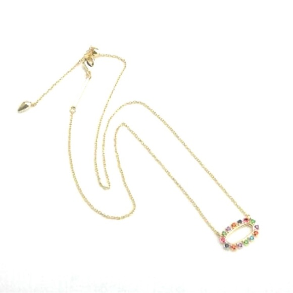 KENDRA SCOTT Gold Elisa Multi-Crystal Necklace - Picture 4 of 7